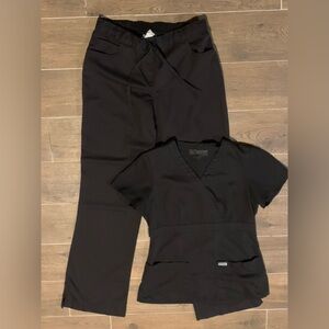 Grey’s Anatomy scrub set - black - small